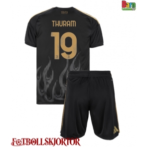 Juventus Khephren Thuram #19 Tredje Kläder Barn 2026-27 Kortärmad (+ Korta byxor)